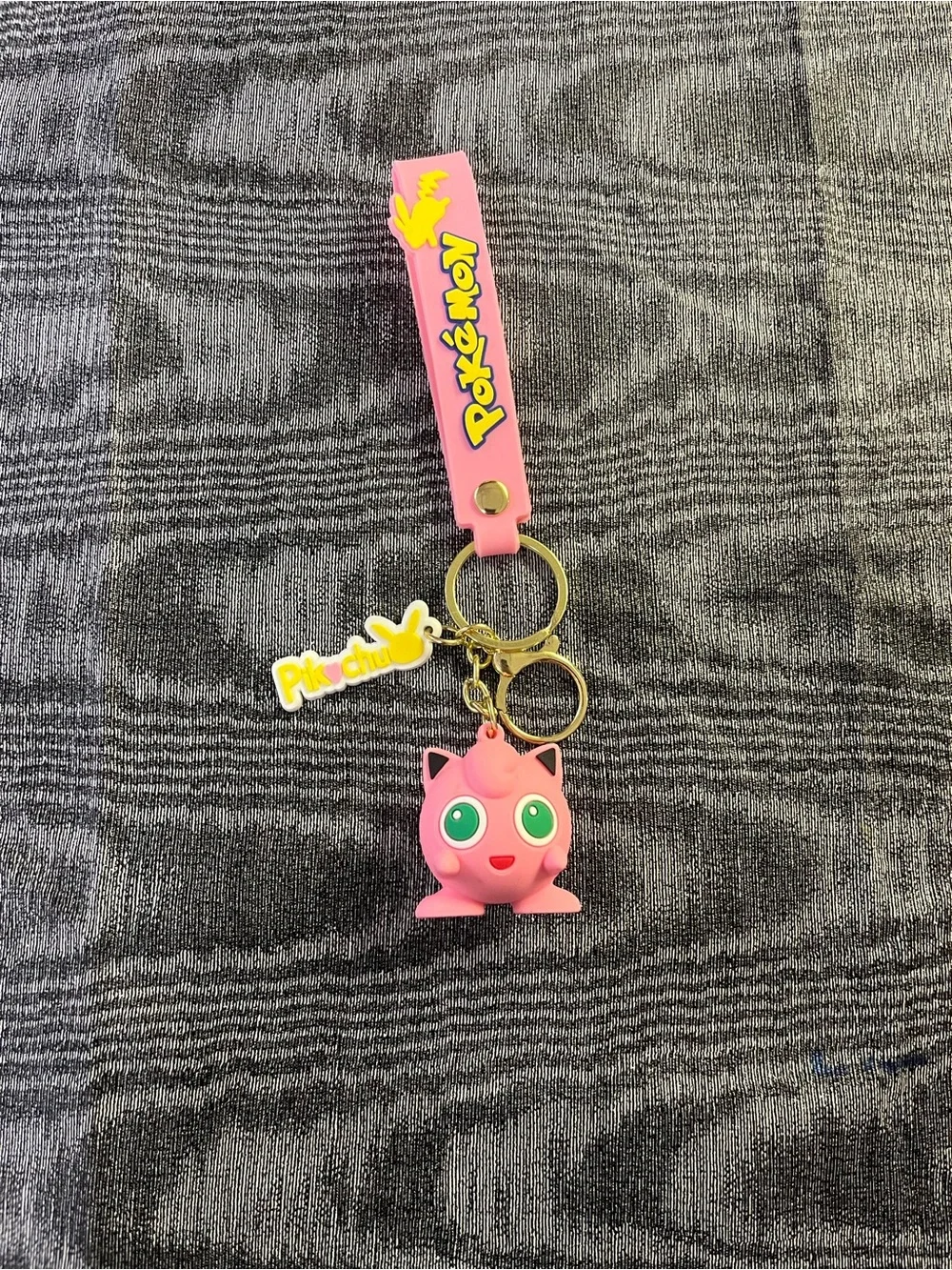 Pink Jigglypuff Keychain brand new - Official Style